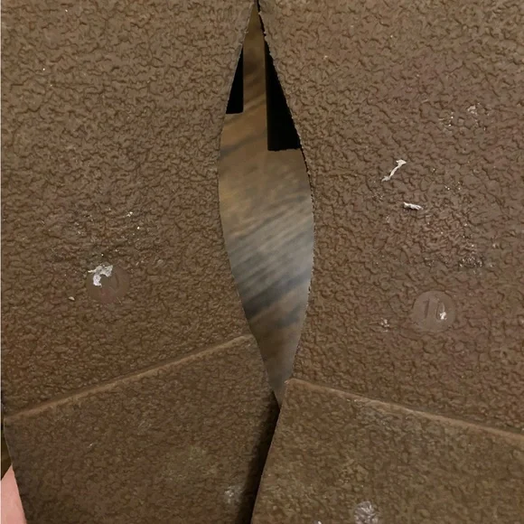 Madewell- Slide Sandal leather ‘The Boardwalk’ Post Slide size 10 women’s black - Picture 4 of 9